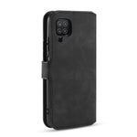 DG.MING Retro Style för Samsung Galaxy A12 Läderfodral Plånboksfodral