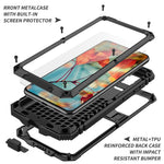 R-JUST Stødsikkert Støvtæt Kickstand TPU+Metal Beskyttelsescover Kickstand Shell til Samsung Galaxy S21+ 5G