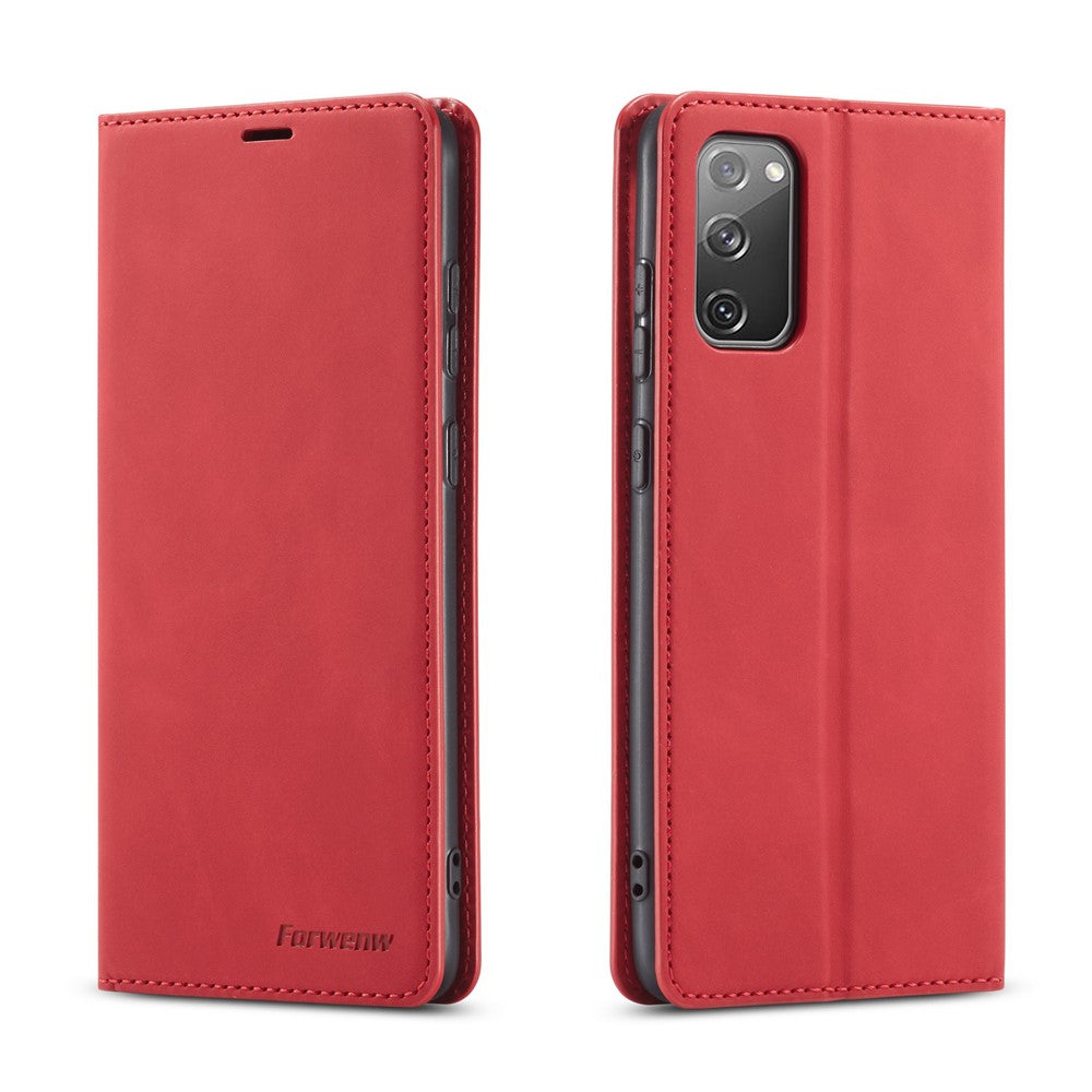 FORWENW Fantasy Series Skin Feeling Leather Case for Samsung Galaxy S20 FE 4G/FE 5G/S20 Lite/S20 FE 2022