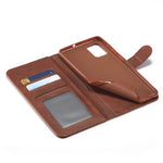 LC.IMEEKE Pung Stander Lædercover til Samsung Galaxy A72 5G Magnetisk Lukning Design Mobiltelefon Cover Etui