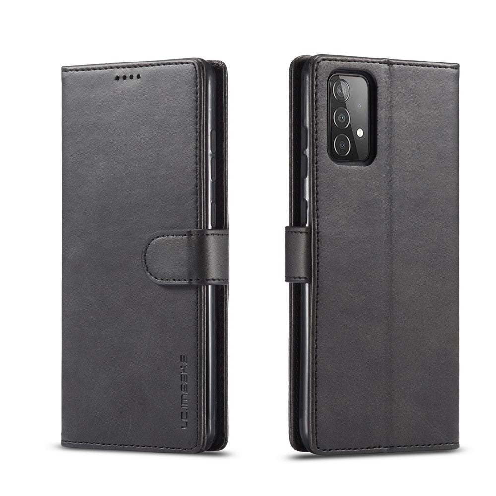 LC.IMEEKE for Samsung Galaxy A52 4G/5G / A52s 5G Wallet Stand PU Leather Shell Mobile Phone Case