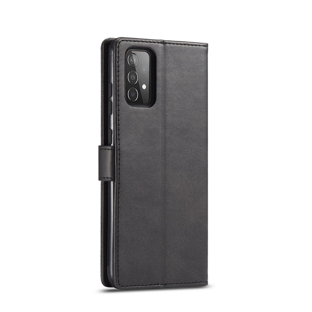 LC.IMEEKE for Samsung Galaxy A52 4G/5G / A52s 5G Wallet Stand PU Leather Shell Mobile Phone Case