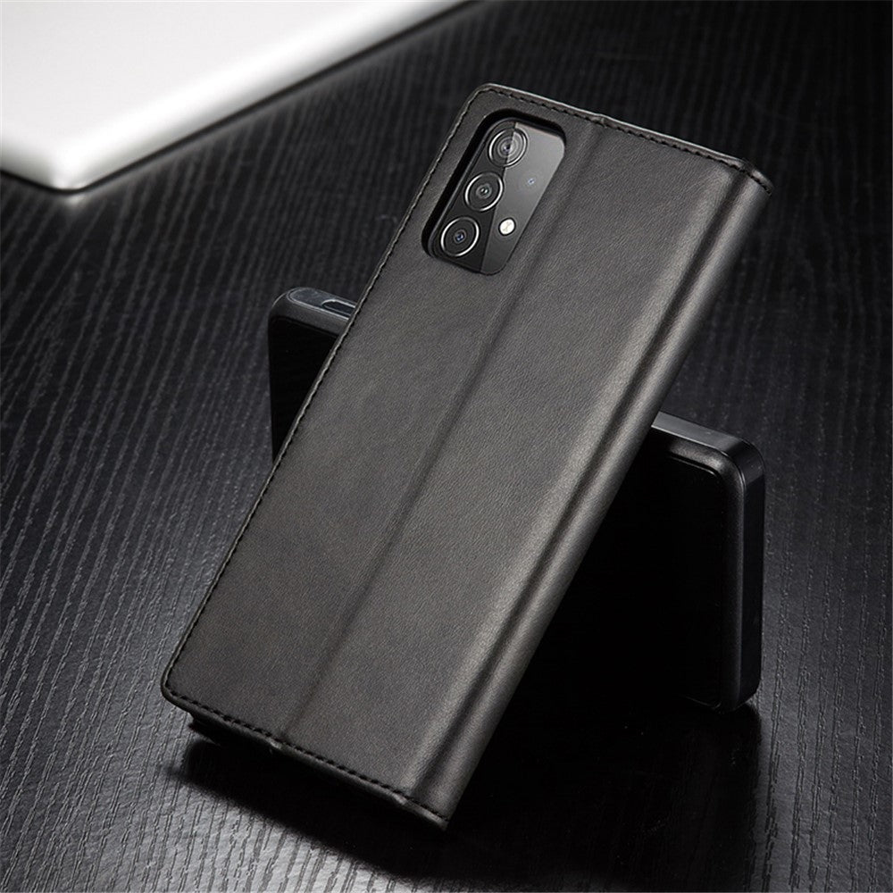LC.IMEEKE for Samsung Galaxy A52 4G/5G / A52s 5G Wallet Stand PU Leather Shell Mobile Phone Case