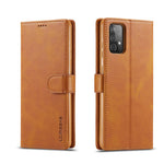 LC.IMEEKE for Samsung Galaxy A52 4G/5G / A52s 5G Wallet Stand PU Leather Shell Mobile Phone Case