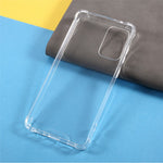 Stødabsorberende cover med klar akrylbagside + blød TPU-kant til Samsung Galaxy A72 4G/5G