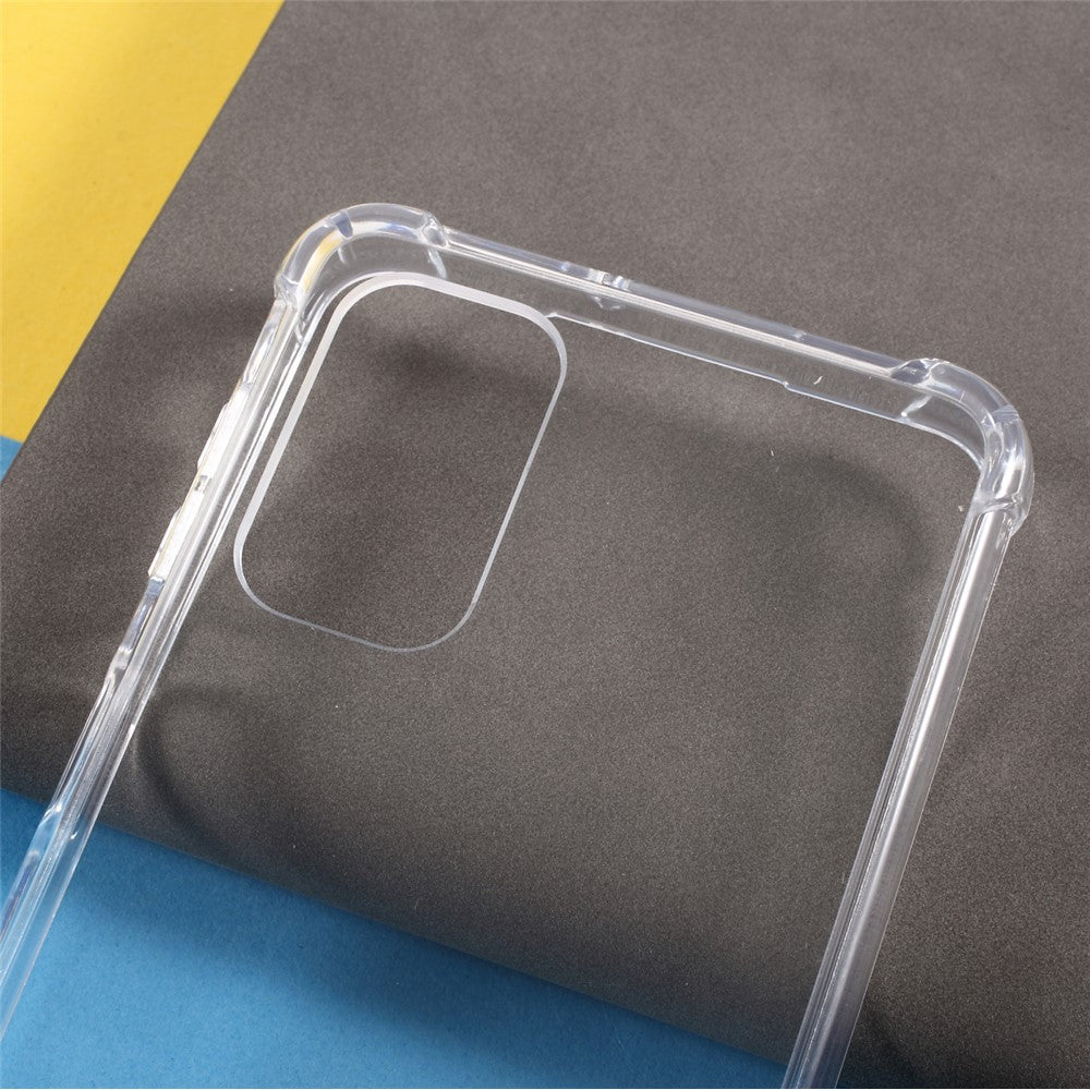Shock-Absorbed Transparent Acrylic Back + TPU Edge Combo Case for Samsung Galaxy A32 5G/M32 5G