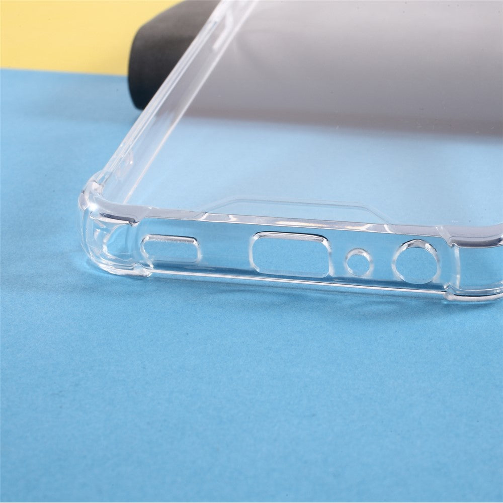 Shock-Absorbed Transparent Acrylic Back + TPU Edge Combo Case for Samsung Galaxy A32 5G/M32 5G