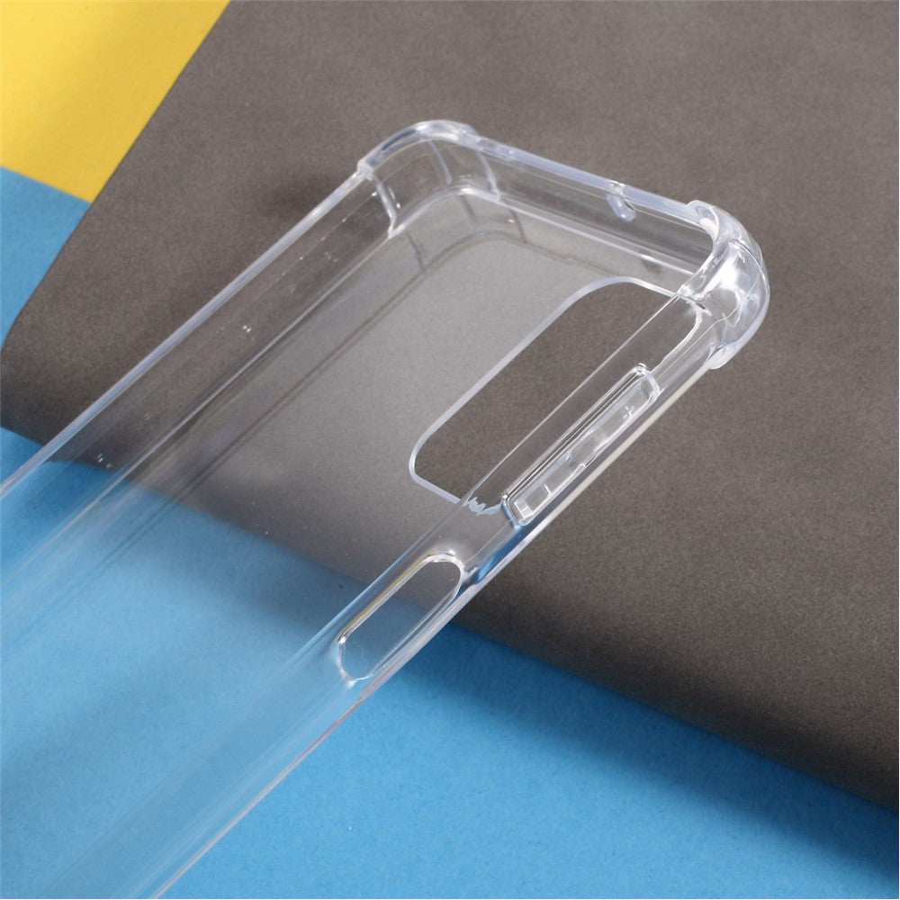 Shock-Absorbed Transparent Acrylic Back + TPU Edge Combo Case for Samsung Galaxy A32 5G/M32 5G