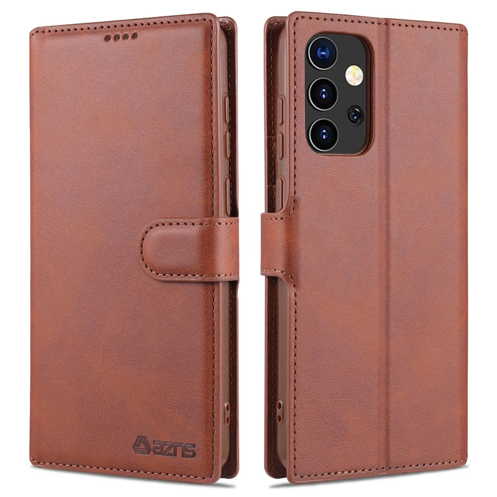 AZNS For Samsung Galaxy A52 4G/5G / A52s 5G Protective Case Leather Shell Cell Phone Cover with Wallet Stand