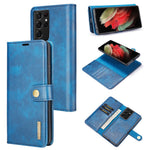 DG.MING For Samsung Galaxy S21 Ultra 5G Detachable 2-in-1 PC Cover Anti-scratch Split Leather Case