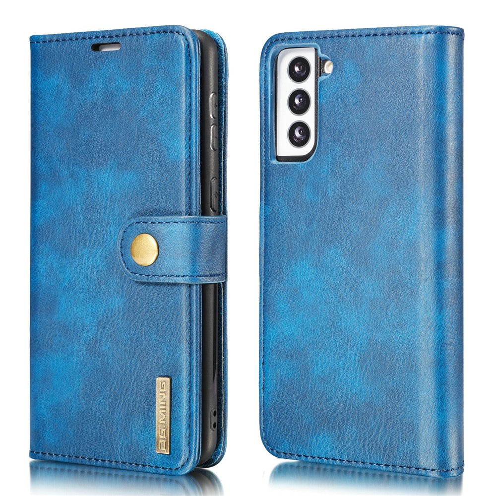 DG.MING For Samsung Galaxy S21+ 5G Detachable 2-in-1 PC Shell Anti-scratch Split Leather Case