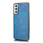 DG.MING til Samsung Galaxy S21+ 5G Aftageligt 2-i-1 PC-cover Ridsefast Splitlæder-etui