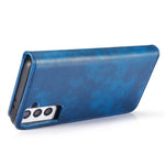 DG.MING til Samsung Galaxy S21+ 5G Aftageligt 2-i-1 PC-cover Ridsefast Splitlæder-etui