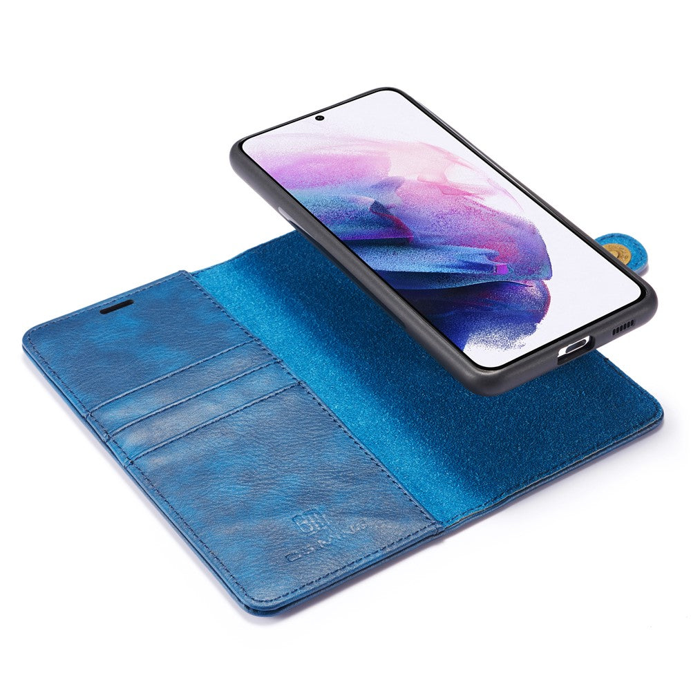 DG.MING For Samsung Galaxy S21+ 5G Detachable 2-in-1 PC Shell Anti-scratch Split Leather Case