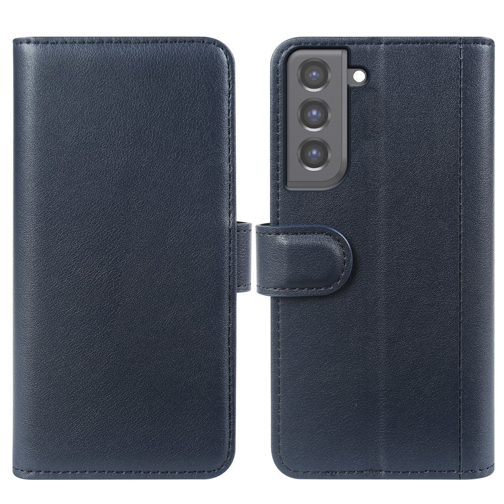 For Samsung Galaxy S21 4G / 5G Split Leather Cover Wallet Stand Phone Case