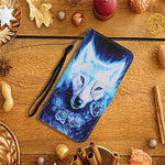 Mønstertrykt Design PU-læderpung Telefoncover med Rem til Samsung Galaxy A32 5G/M32 5G