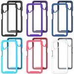 Stötsäkert, genomskinligt PC + TPU hybridskyddsskal till Samsung Galaxy A12