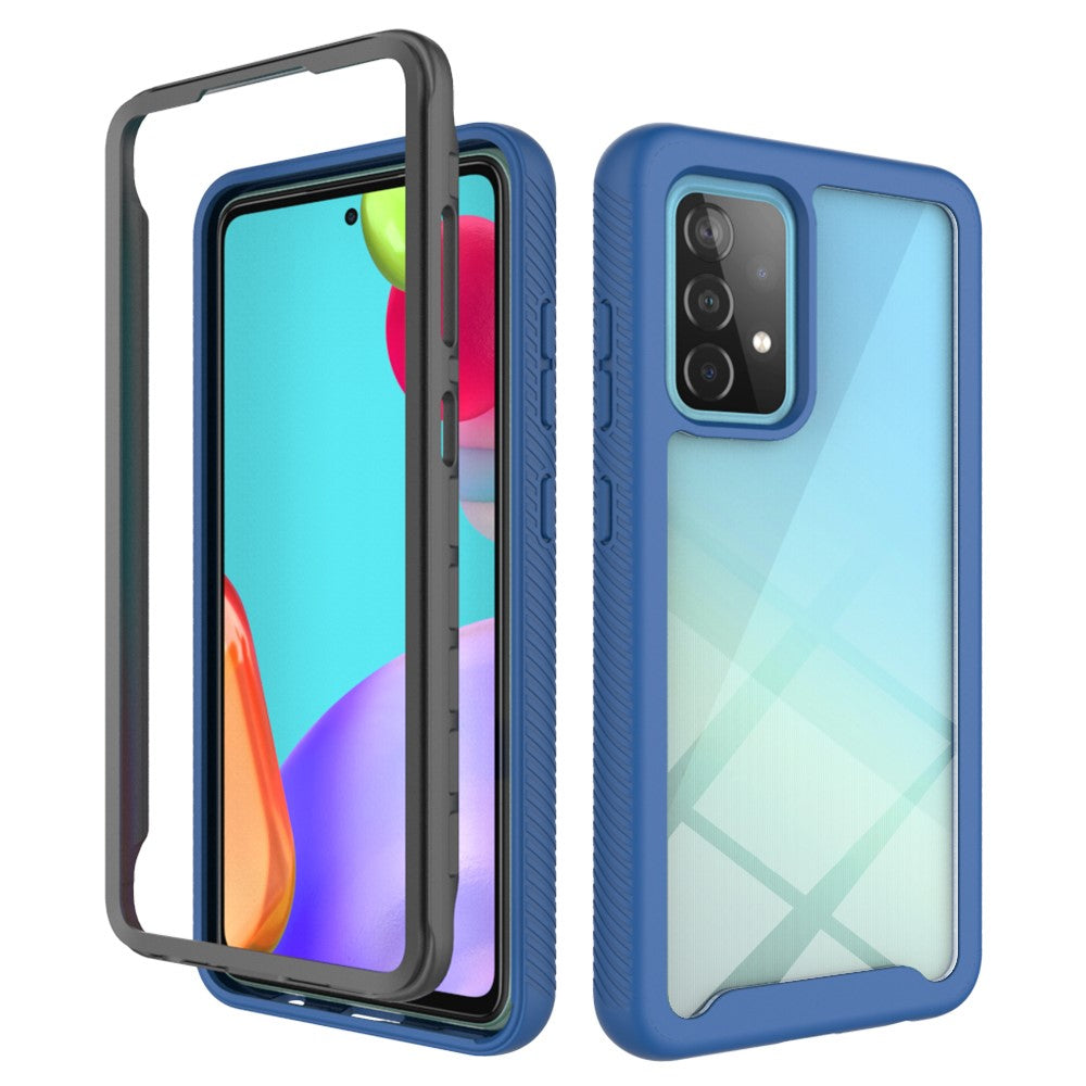 Stødsikkert klart PC + TPU kombi beskyttelsescover til Samsung Galaxy A52 5G/4G