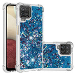 Sjovt TPU-beskyttelsescover med glitter, pailletter og kviksandsdesign til Samsung Galaxy A12/M12
