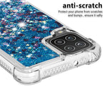 Sjovt TPU-beskyttelsescover med glitter, pailletter og kviksandsdesign til Samsung Galaxy A12/M12
