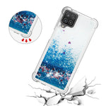 Sjovt TPU-beskyttelsescover med glitter, pailletter og kviksandsdesign til Samsung Galaxy A12/M12