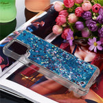 Sjovt TPU-beskyttelsescover med glitter, pailletter og kviksandsdesign til Samsung Galaxy A12/M12