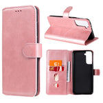 Wallet Stand Flip Leather Phone Case for Samsung Galaxy S21+ 5G