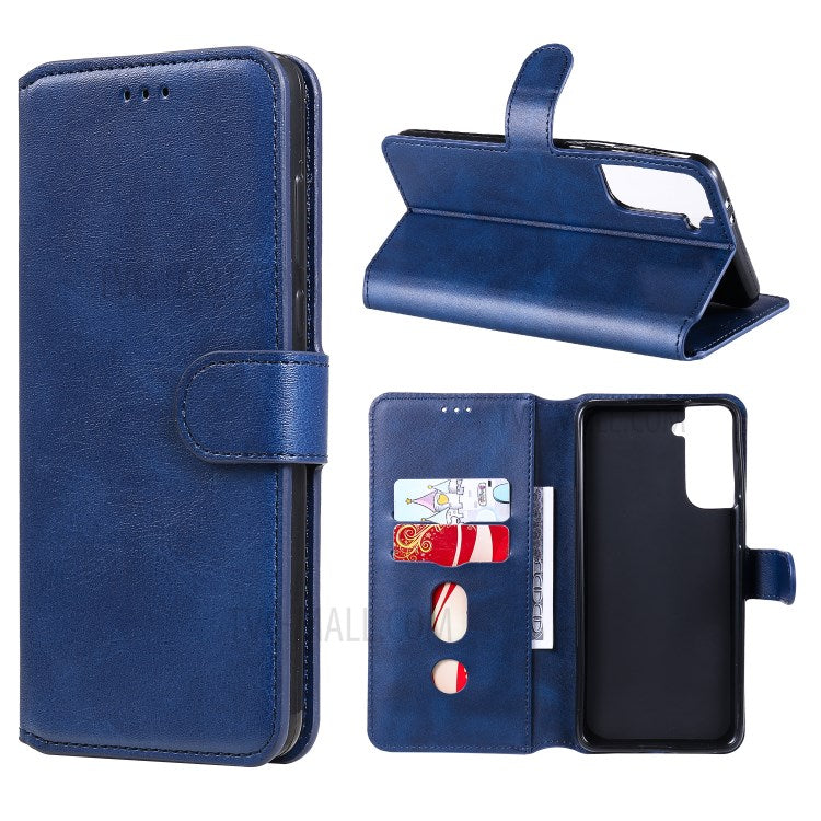 Wallet Stand Flip Leather Phone Case for Samsung Galaxy S21+ 5G