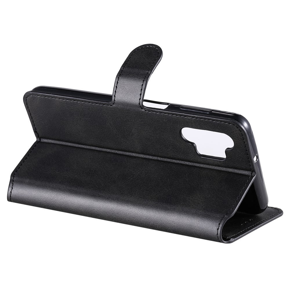 Klassisk tekstureret pung-etui i PU-læder til Samsung Galaxy A32 5G/M32 5G