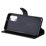 Klassisk tekstureret pung-etui i PU-læder til Samsung Galaxy A32 5G/M32 5G