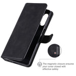 Klassisk tekstureret pung-etui i PU-læder til Samsung Galaxy A32 5G/M32 5G