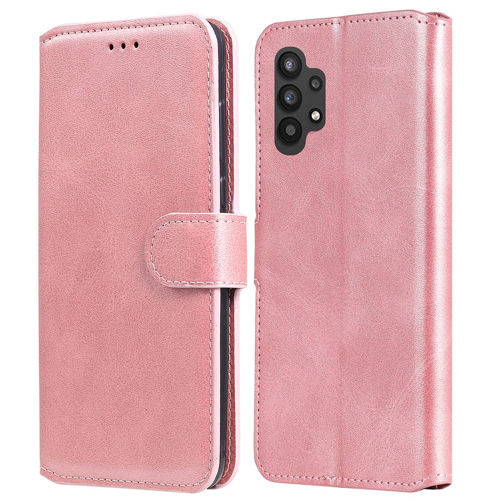 Klassisk tekstureret pung-etui i PU-læder til Samsung Galaxy A32 5G/M32 5G