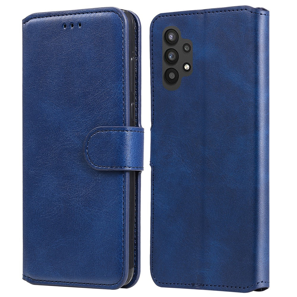 Klassisk tekstureret pung-etui i PU-læder til Samsung Galaxy A32 5G/M32 5G