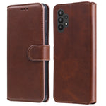 Klassisk tekstureret pung-etui i PU-læder til Samsung Galaxy A32 5G/M32 5G
