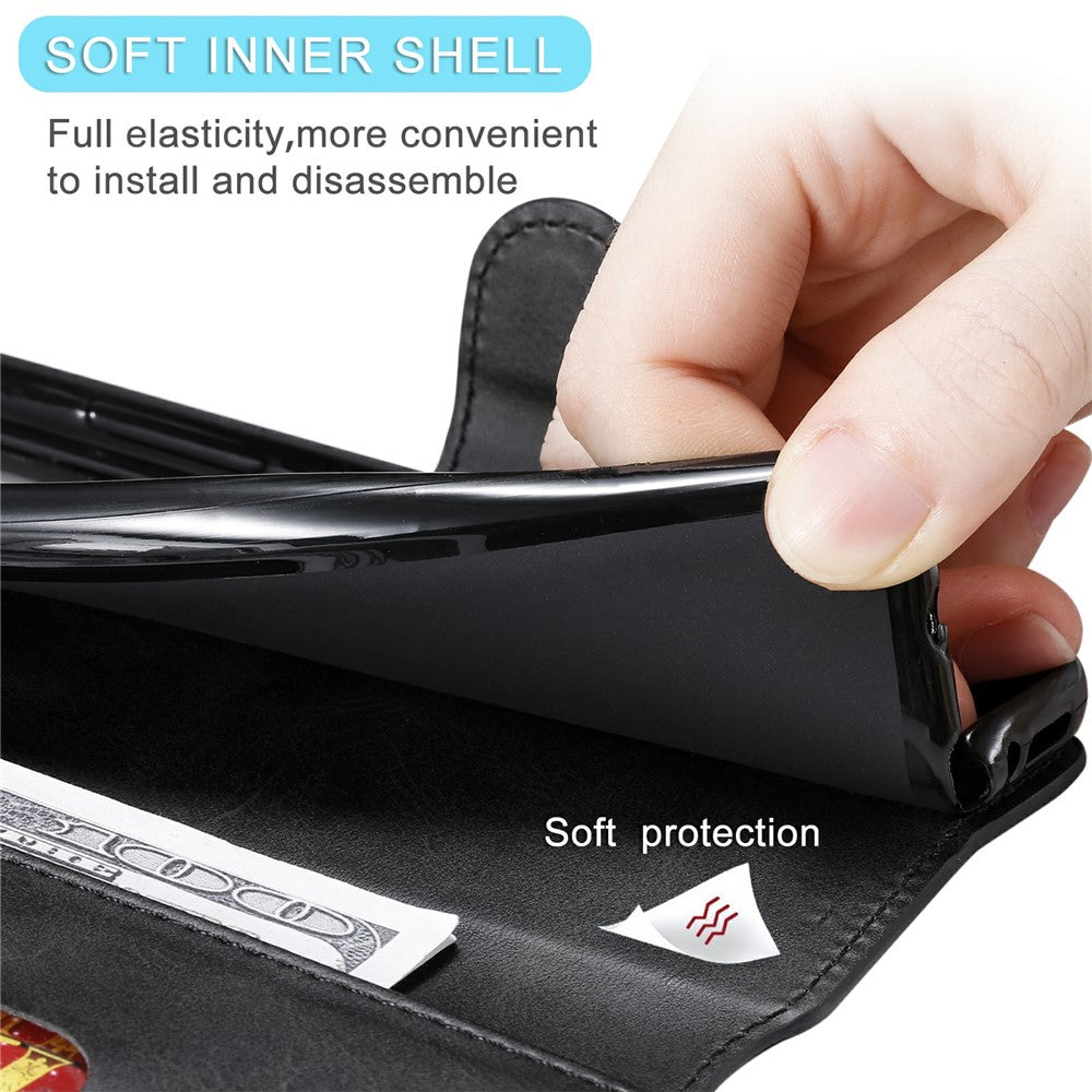 Classic Wallet Stand Leather Phone Cover Case for Samsung Galaxy A42 5G