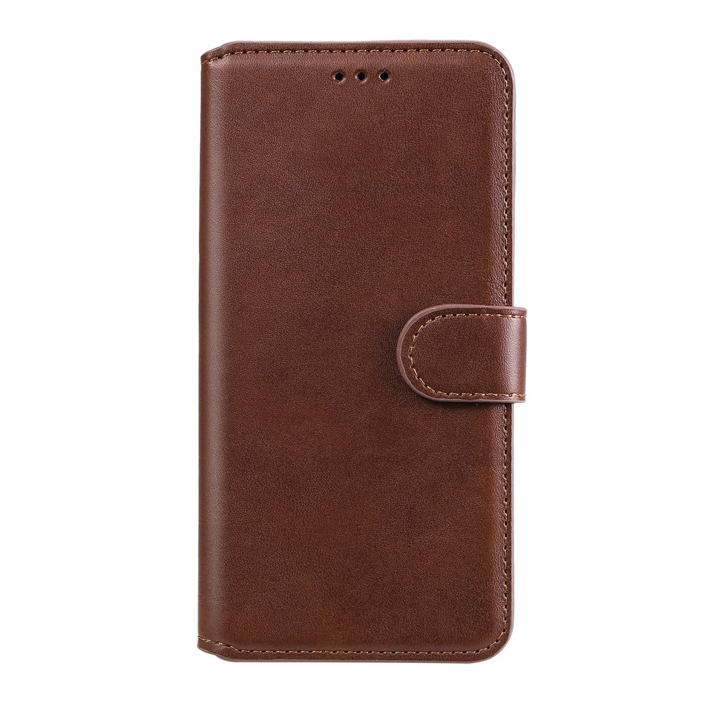 Klassisk pung stand flip læder telefon cover til Samsung Galaxy A02s (164.2mm)