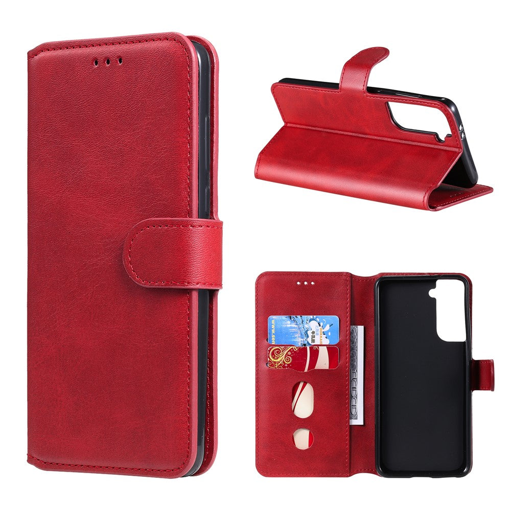 Wallet Stand Flip Leather Phone Case for Samsung Galaxy S21 4G/5G