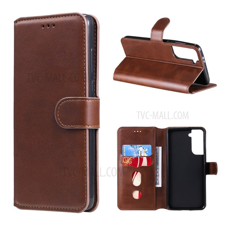Wallet Stand Flip Leather Phone Case for Samsung Galaxy S21 4G/5G