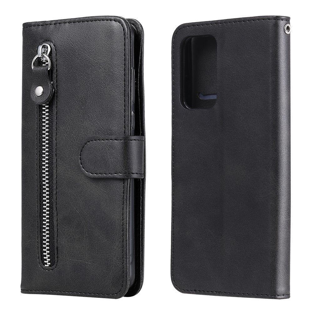 Zipper Pocket Wallet Leather Stand Smartphone Case for Samsung Galaxy A52 4G/5G / A52s 5G
