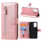 Zipper Pocket Wallet Leather Stand Smartphone Case for Samsung Galaxy A52 4G/5G / A52s 5G