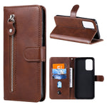 Zipper Pocket Wallet Leather Stand Smartphone Case for Samsung Galaxy A52 4G/5G / A52s 5G