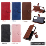 Wallet Leather Stand Cell Phone Case for Samsung Galaxy S21 Ultra 5G