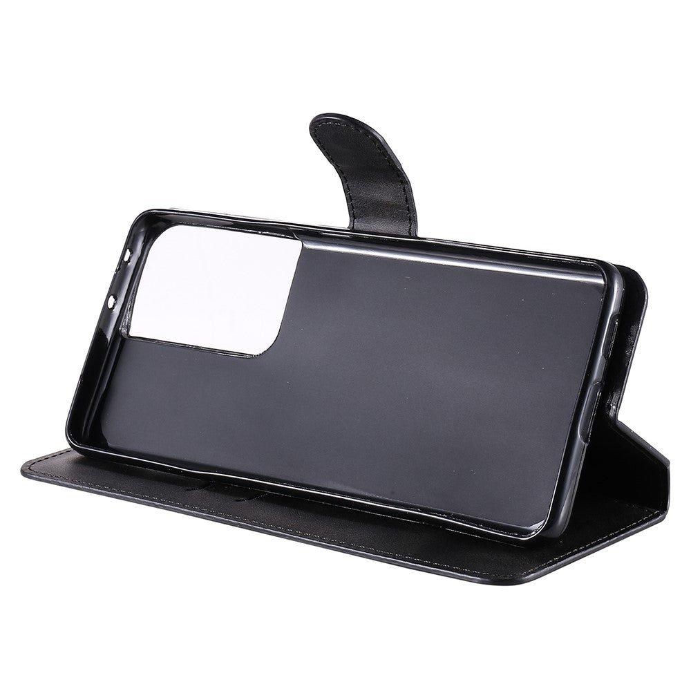 Wallet Leather Stand Cell Phone Case for Samsung Galaxy S21 Ultra 5G