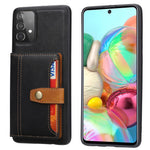 PU-læderbeklædt TPU-stativcover med kortlommer til Samsung Galaxy A52 4G/5G / A52s 5G