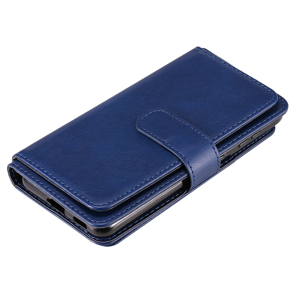 For Samsung Galaxy S21 Plus 5G Leather Case with 10 Card Holder Phone Cover Stand