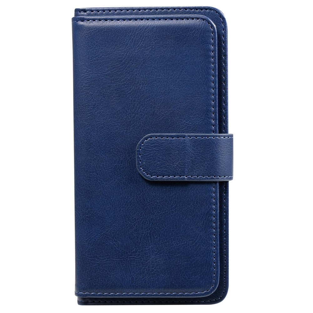 For Samsung Galaxy S21 Plus 5G Leather Case with 10 Card Holder Phone Cover Stand