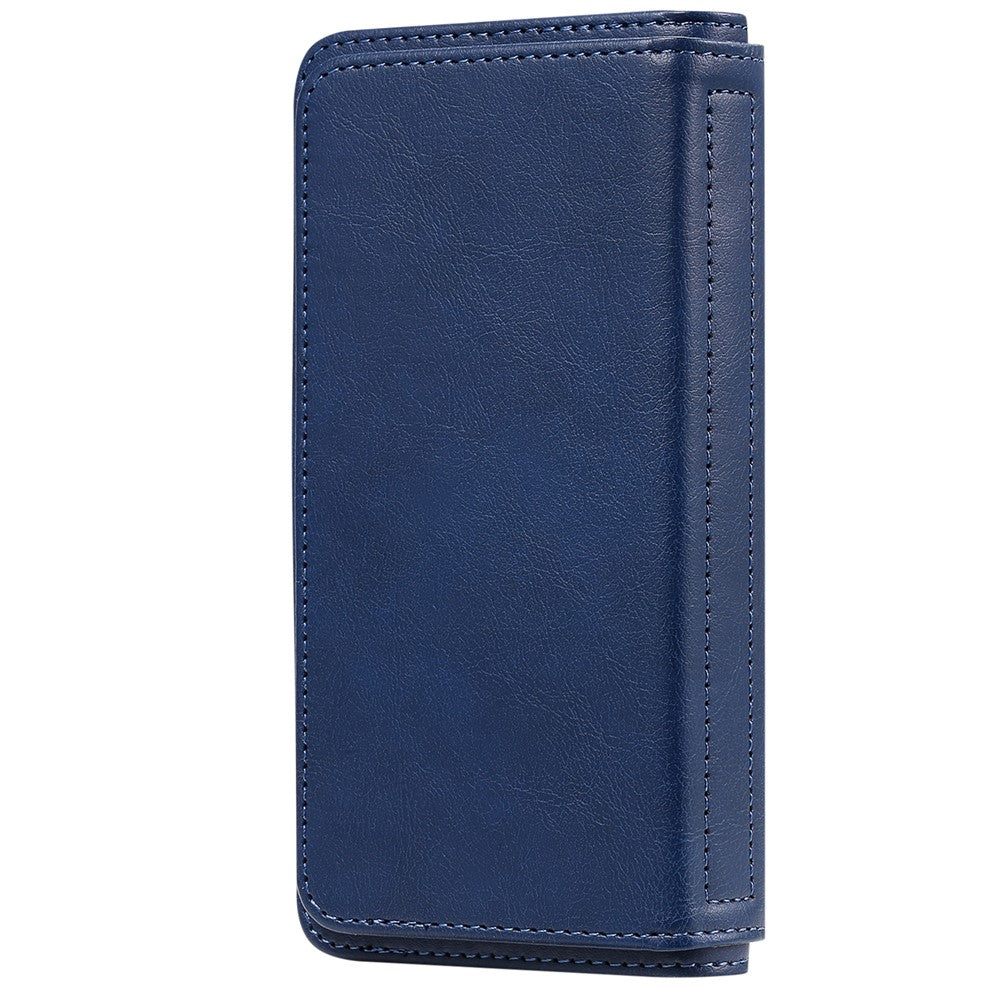 For Samsung Galaxy S21 Plus 5G Leather Case with 10 Card Holder Phone Cover Stand