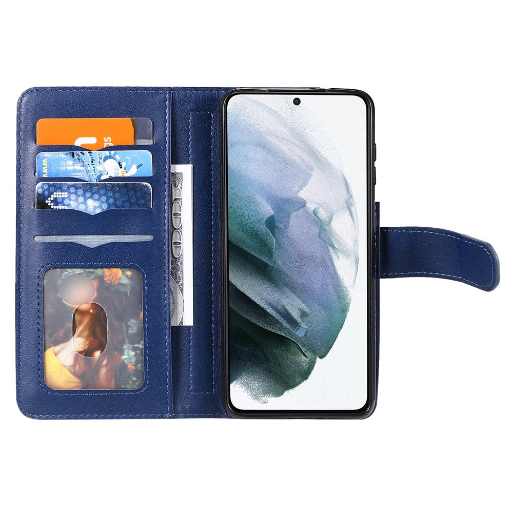 For Samsung Galaxy S21 Plus 5G Leather Case with 10 Card Holder Phone Cover Stand