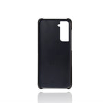 Dual-Card Slots Design PU Leather Coated Hard PC Case for Samsung Galaxy S21 Plus 5G