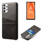 PC + PU Leather Coated Case with Dual-Card Slots for Samsung Galaxy A32 5G / M32 5G